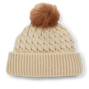 Cable Knit Pom Pom