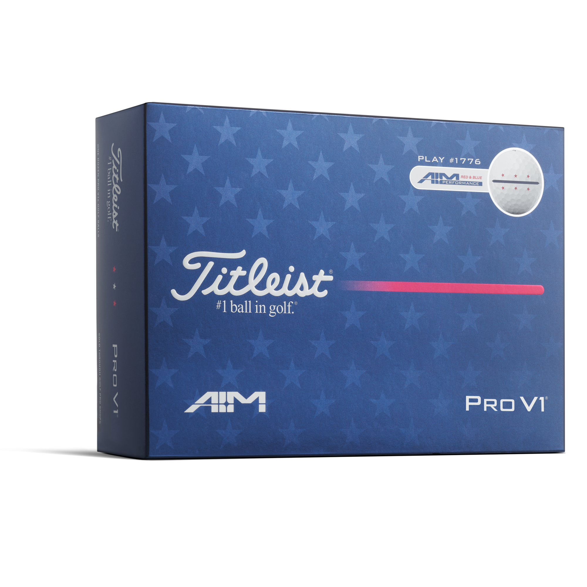 Pro V1 AIM Red, White, &amp; Blue 1776