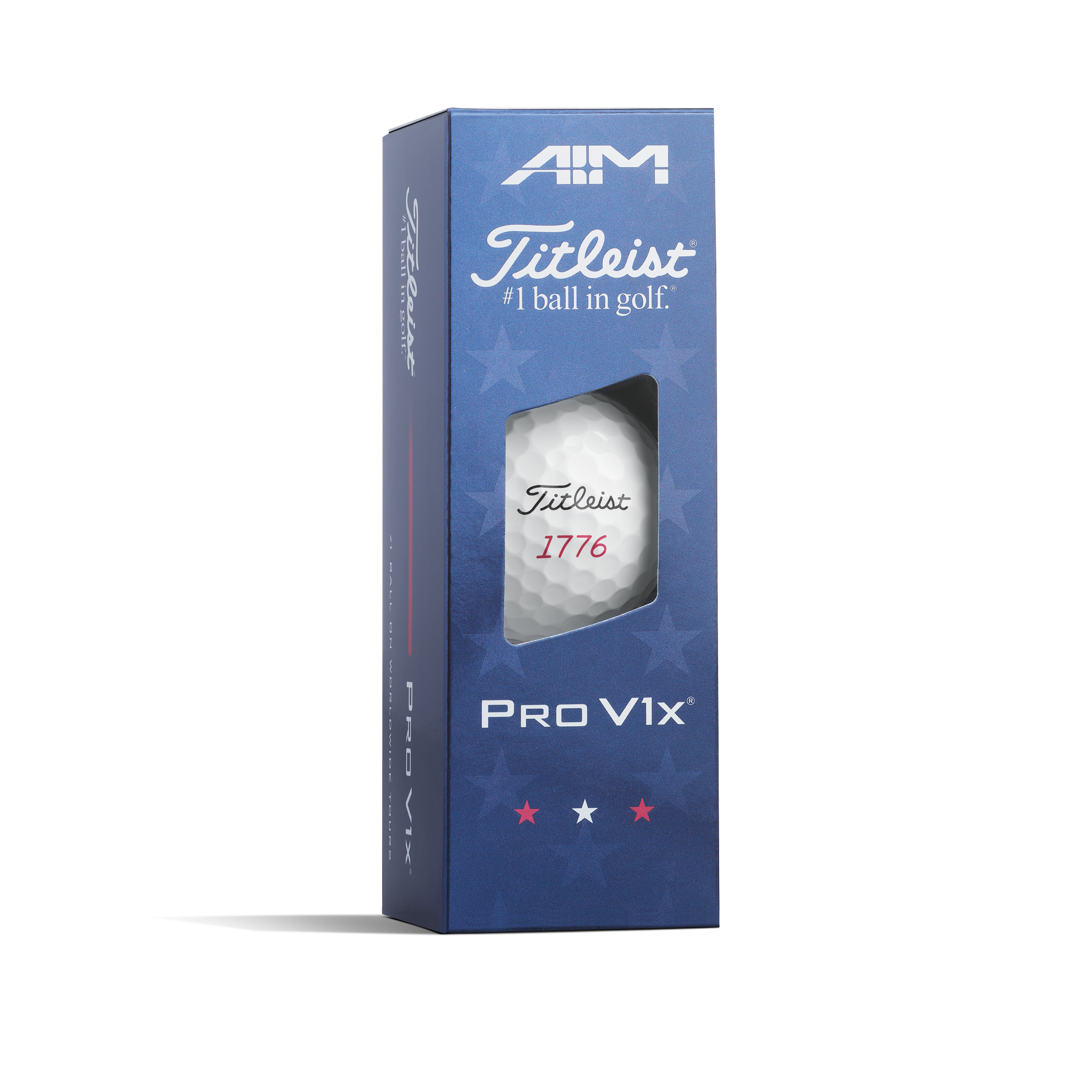 Pro V1x AIM Red, White, &amp; Blue 1776